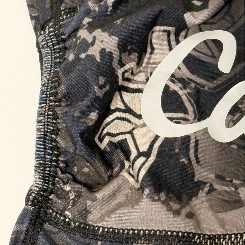 Cabelas Viper Western Camo Neck Gaiter Grey Black One Size Face Mask Accessory - Picture 6 of 6